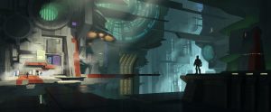 Environment Concept Art for “Disney Infinity 2.0 Edition: Marvel’s Guardians of the Galaxy” Play Set (2014)
