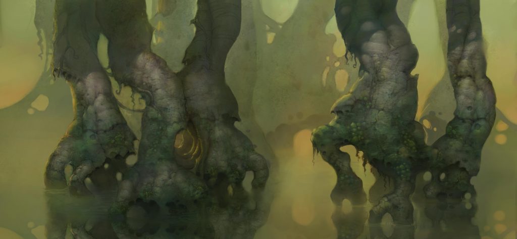 Black Mist Swamp Concept Art for “Tak: The Great Juju Challenge” (2005)